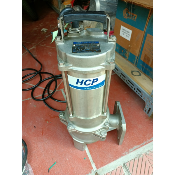 Máy Bơm chìm inox HCP  là sản phẩm thích hợp sử dụng trong môi trường nước thải có nồng độ axit bazơ loãng