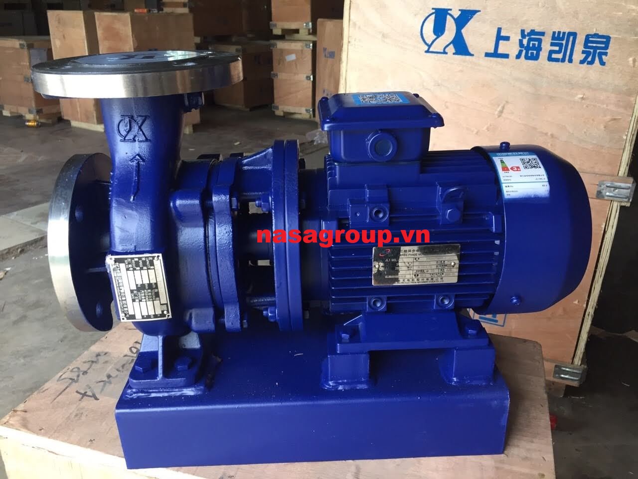 Máy bơm hóa chất trục ngang Kaiquan 